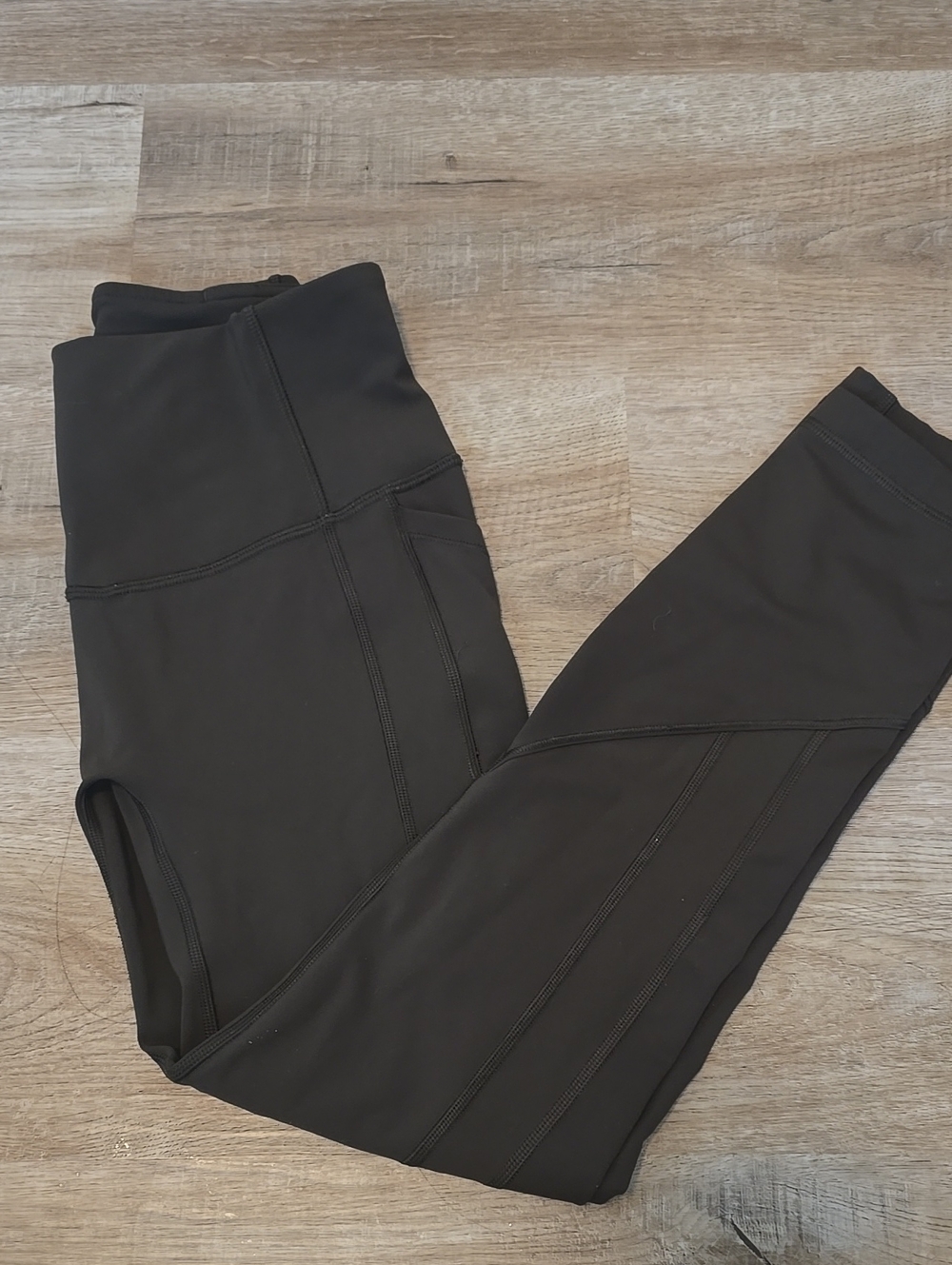 Olive Green 23" Wunder Train Leggings - Lululemon